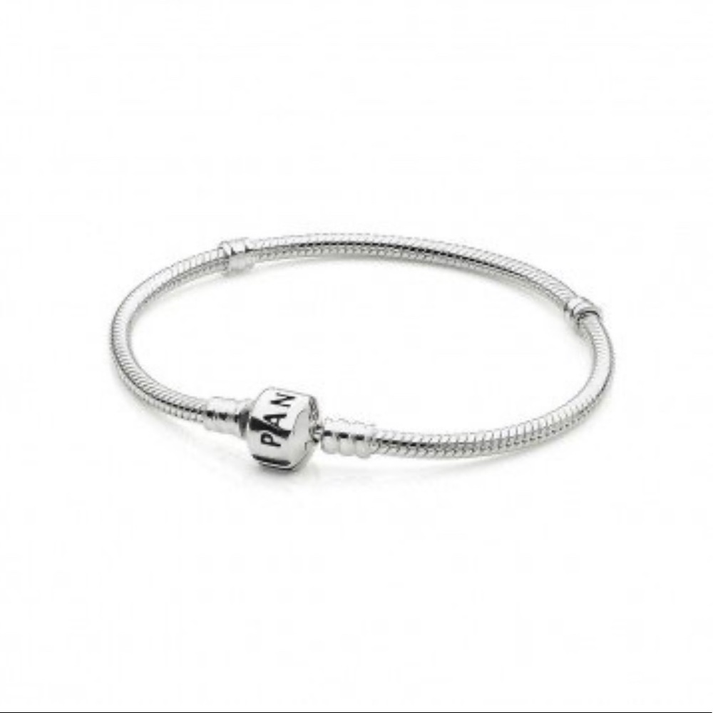 PANDORA Sterling Silver Bracelet w/ Barrel Clasp